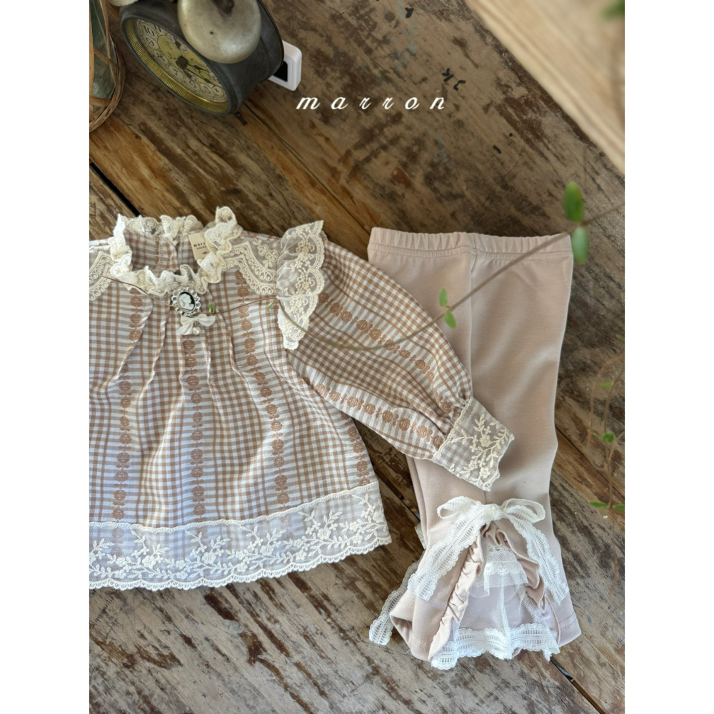 Marron 上衣 마론 빅토리아블라우스-細節圖3