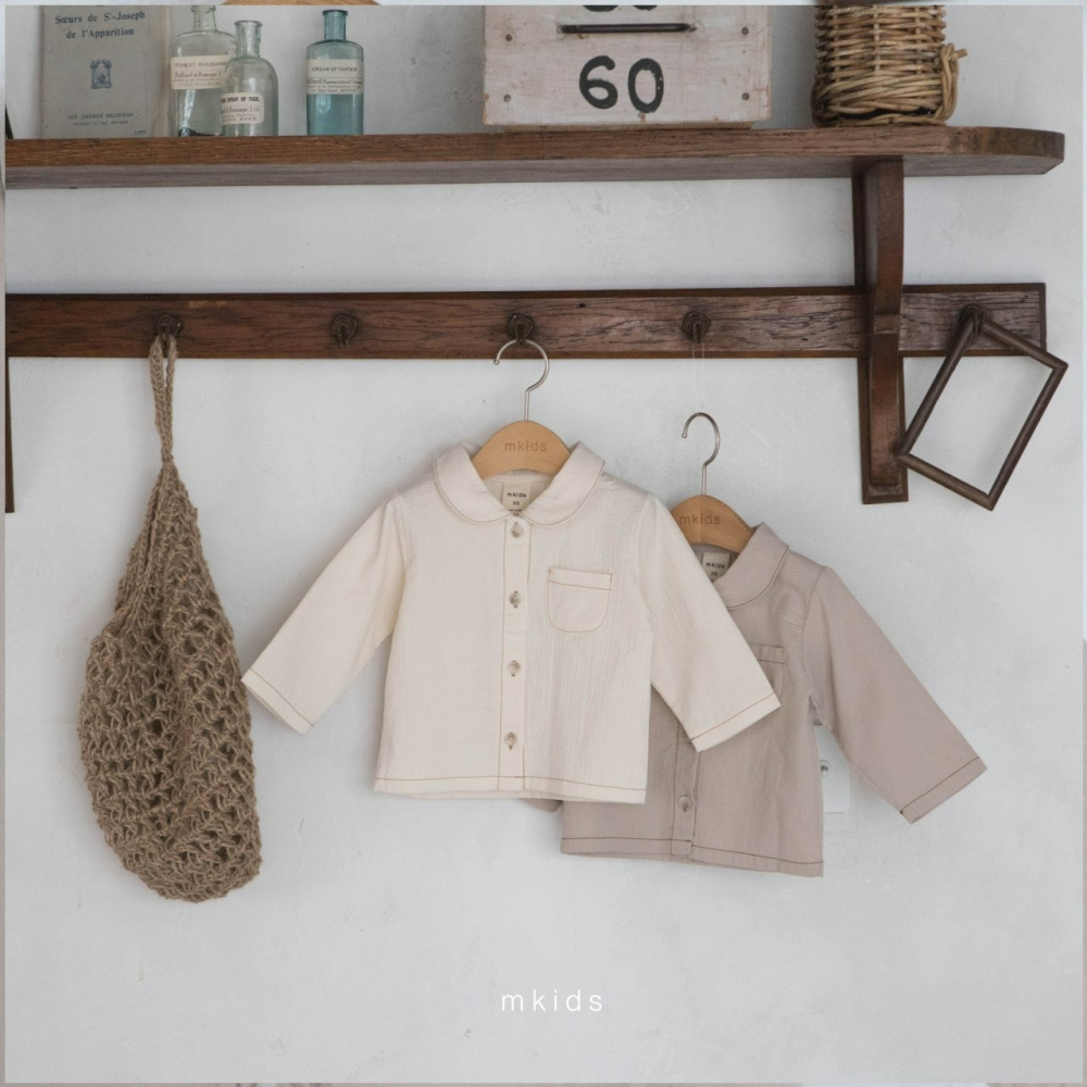 Mkids 上衣 엠키즈 마르코셔츠-細節圖6