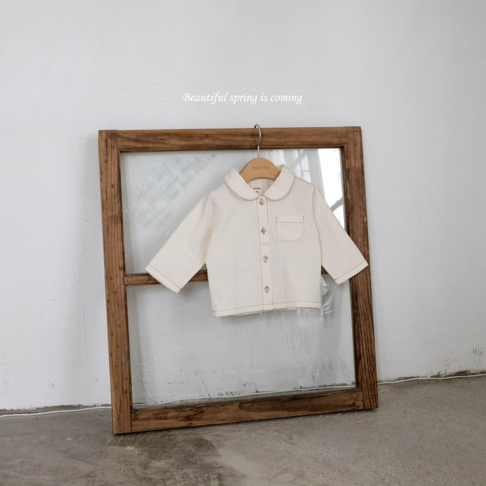 Mkids 上衣 엠키즈 마르코셔츠-細節圖8