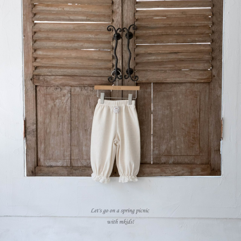 Mkids 褲子 엠키즈 마린조거팬츠-細節圖2