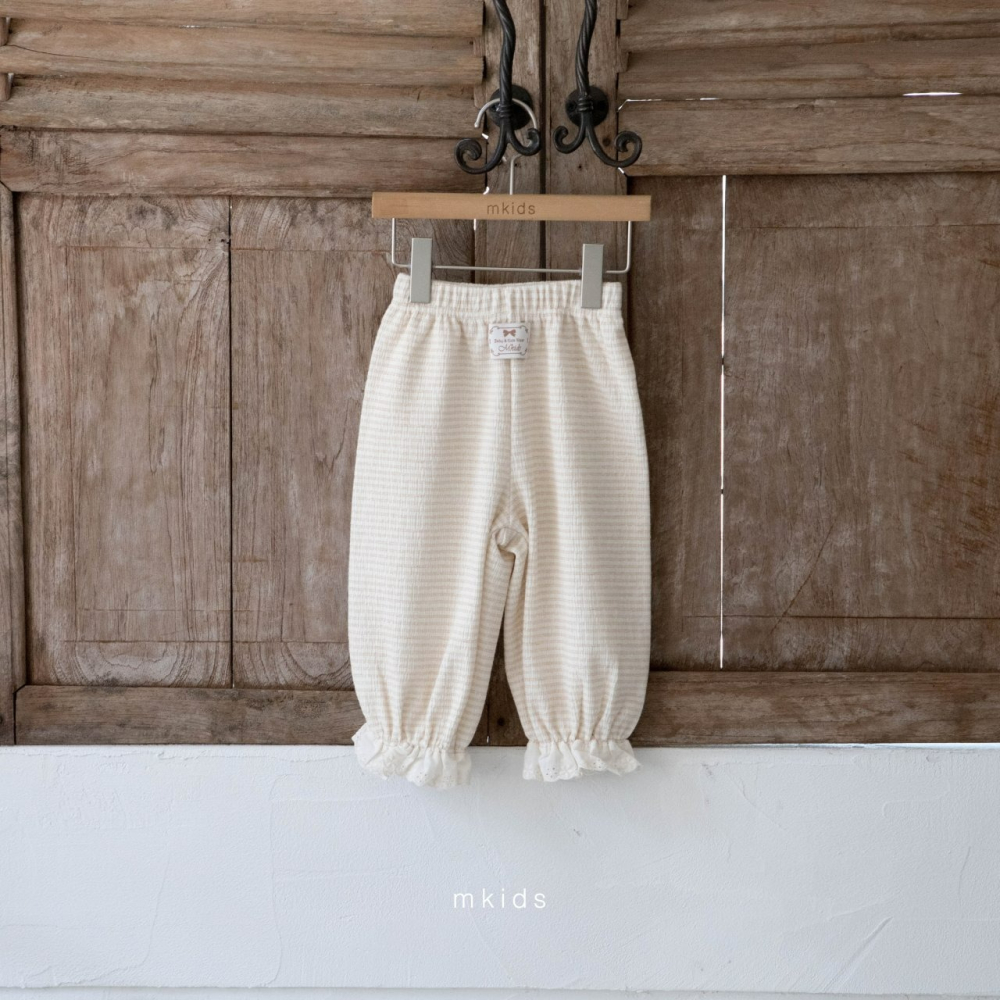 Mkids 褲子 엠키즈 마린조거팬츠-細節圖3