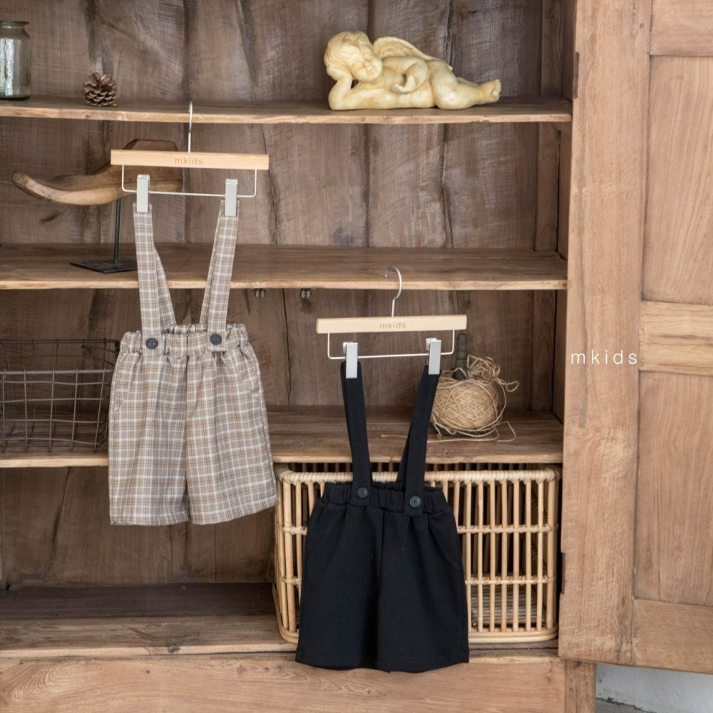 Mkids 褲子 엠키즈 마테오멜빵팬츠-細節圖2