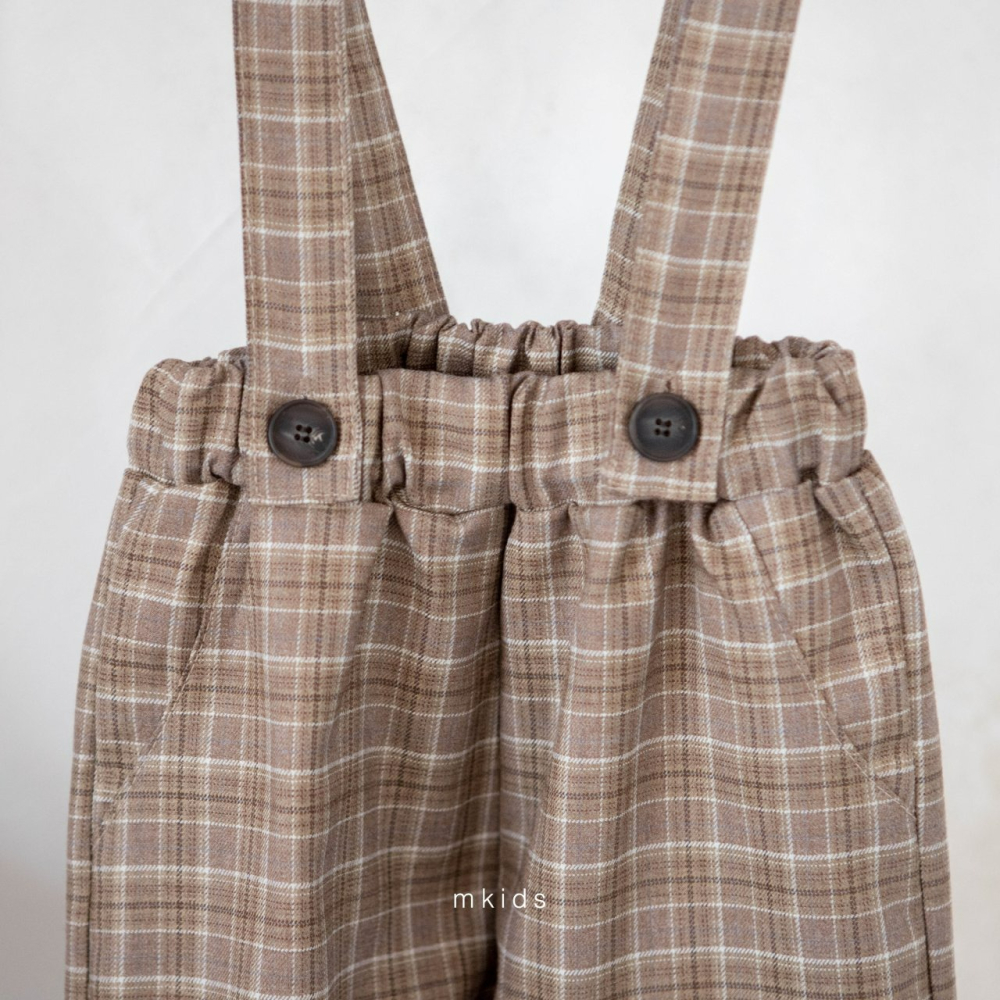 Mkids 褲子 엠키즈 마테오멜빵팬츠-細節圖5