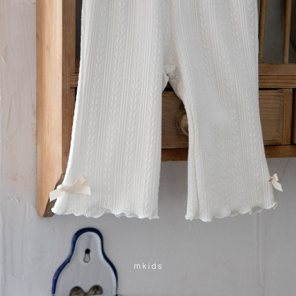 Mkids 褲子 엠키즈 멜라니프릴팬츠-細節圖3