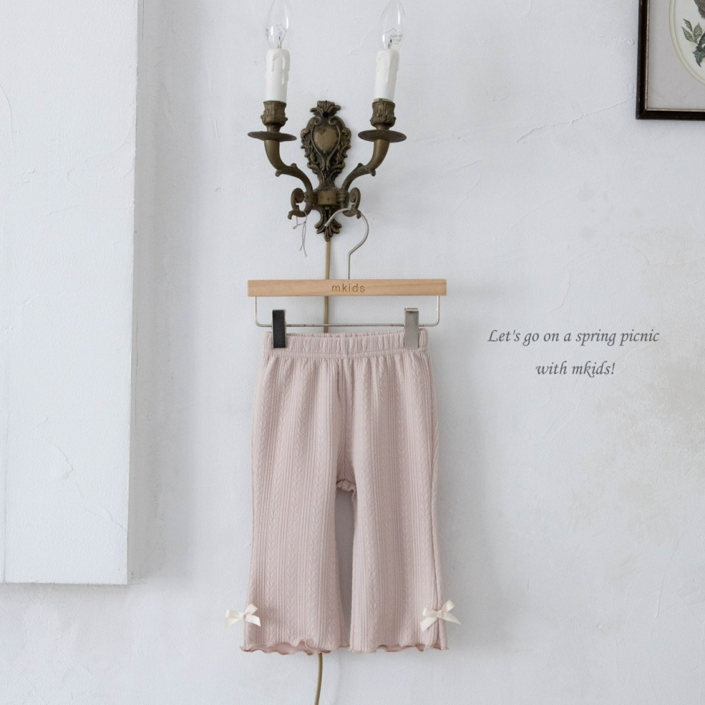 Mkids 褲子 엠키즈 멜라니프릴팬츠-細節圖4