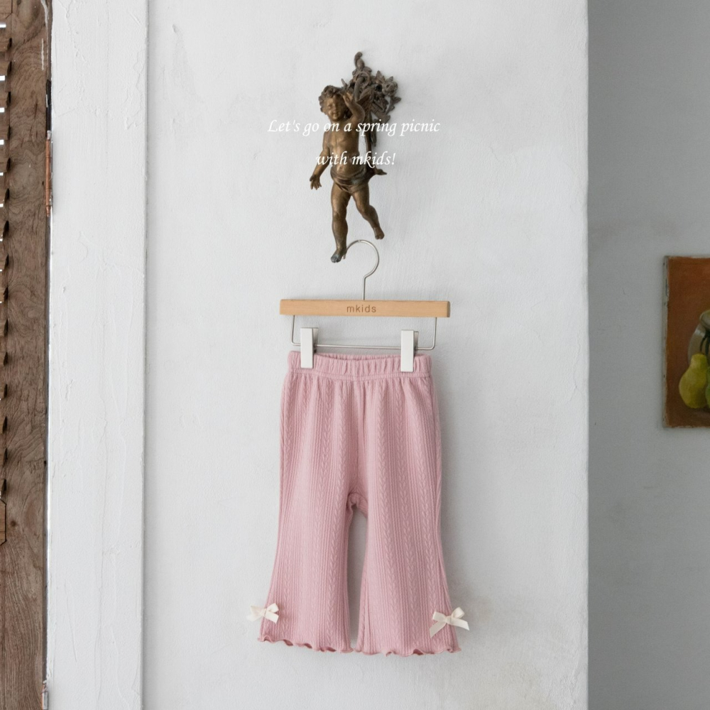 Mkids 褲子 엠키즈 멜라니프릴팬츠-細節圖6