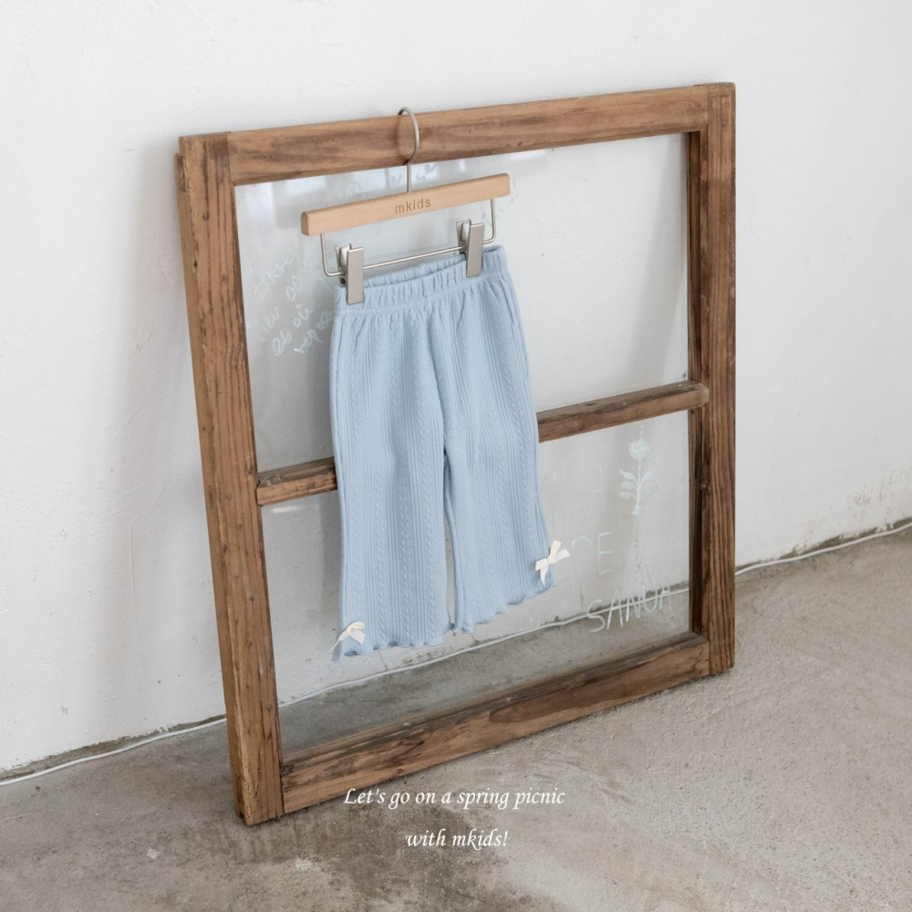 Mkids 褲子 엠키즈 멜라니프릴팬츠-細節圖8