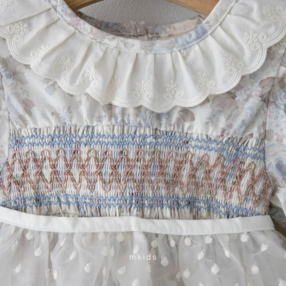 Mkids 洋裝 엠키즈 모카스모킹원피스-細節圖6