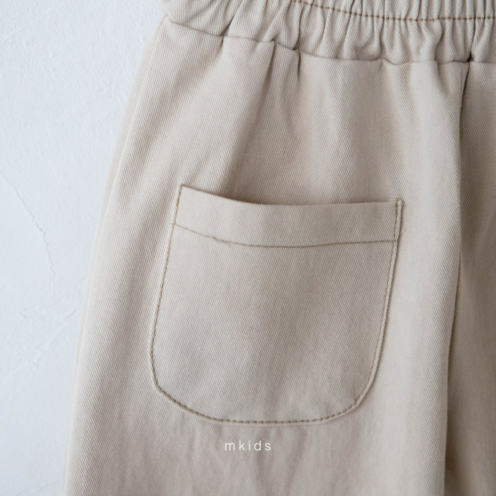 Mkids 褲子 엠키즈 빈센트팬츠(단색)-細節圖3