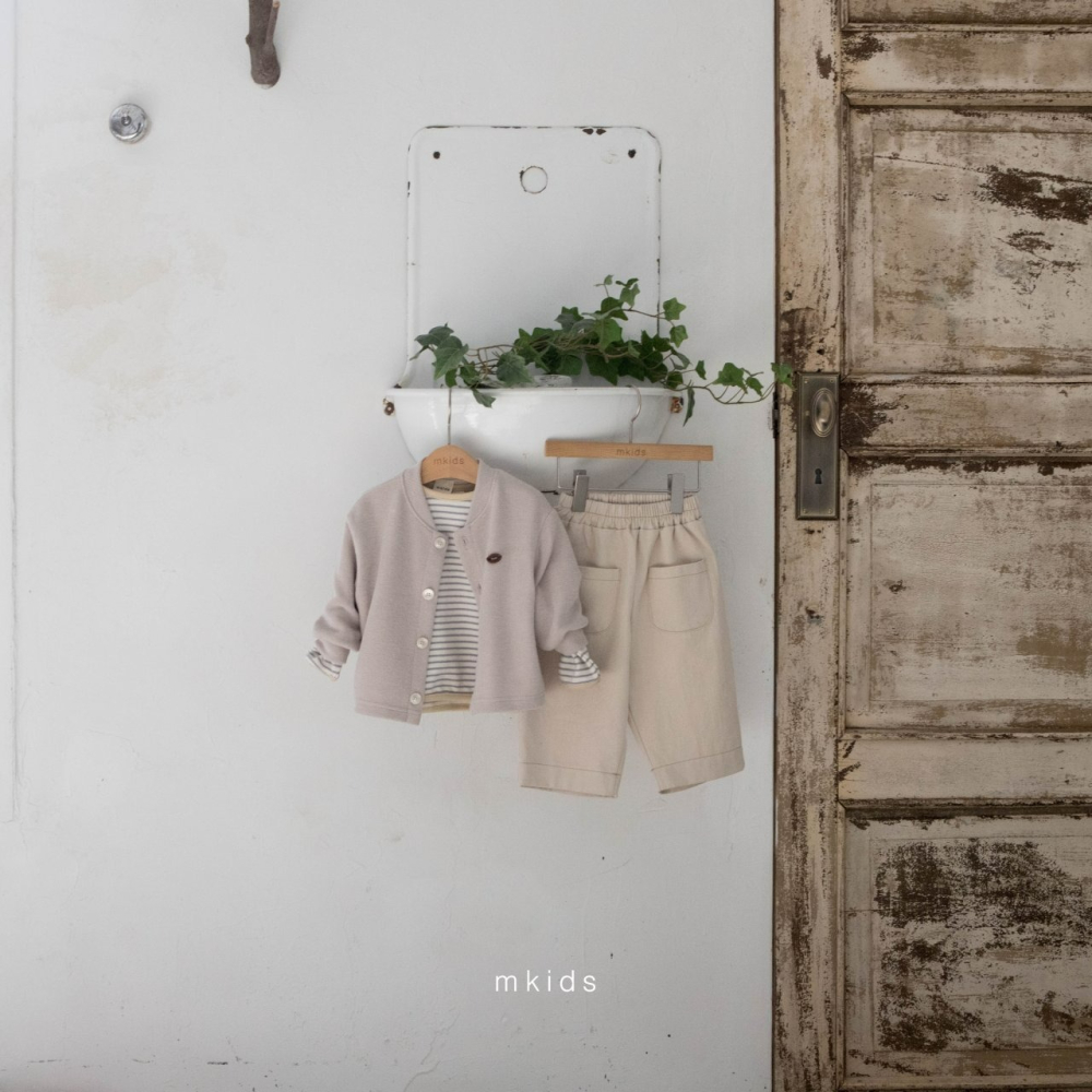 Mkids 褲子 엠키즈 빈센트팬츠(단색)-細節圖4