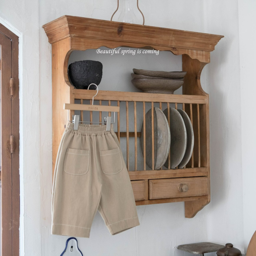 Mkids 褲子 엠키즈 빈센트팬츠(단색)-細節圖5