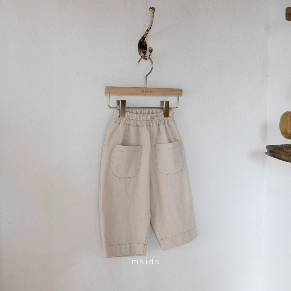 Mkids 褲子 엠키즈 빈센트팬츠(단색)-細節圖8