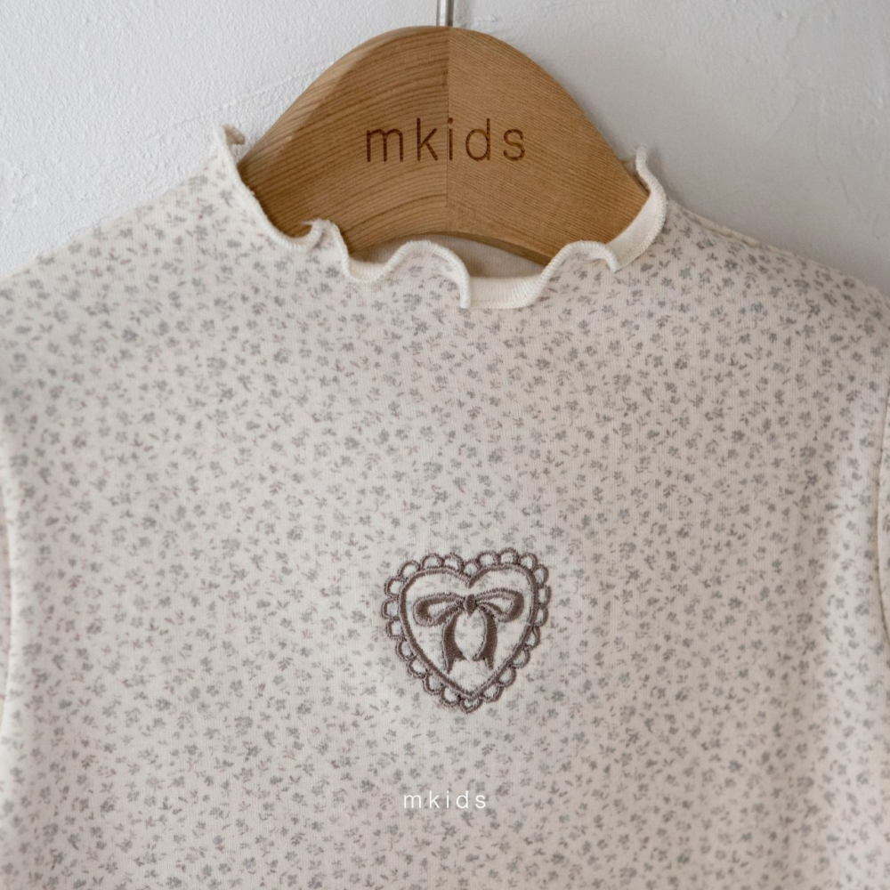 Mkids 上衣 엠키즈 소피티(플라워)-細節圖2