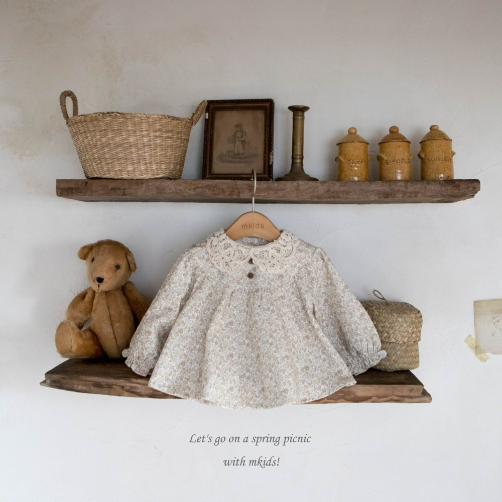 Mkids 上衣 엠키즈 솜사탕블라우스-細節圖2