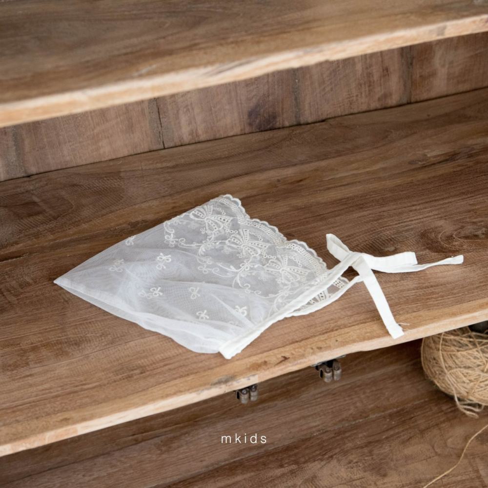 Mkids 帽子 엠키즈 쇼콜라레이스보넷-細節圖3