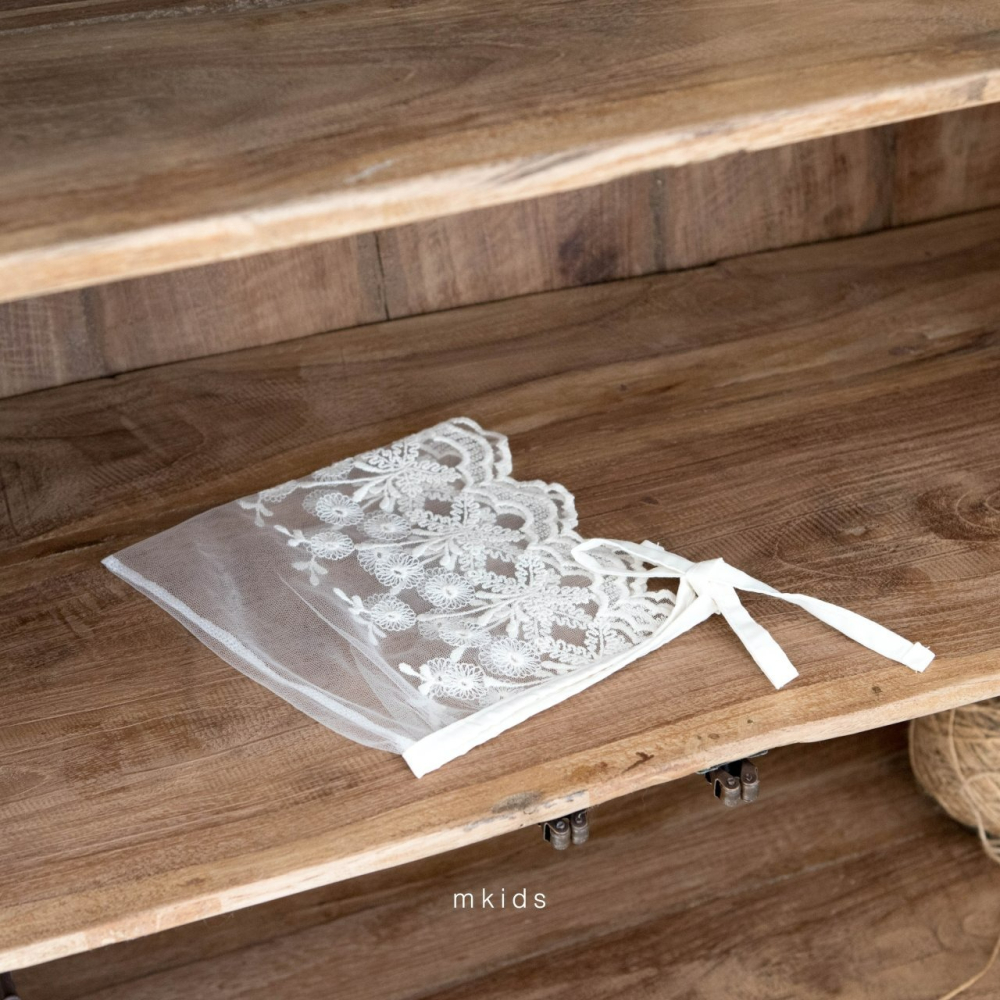 Mkids 帽子 엠키즈 쇼콜라레이스보넷-細節圖4