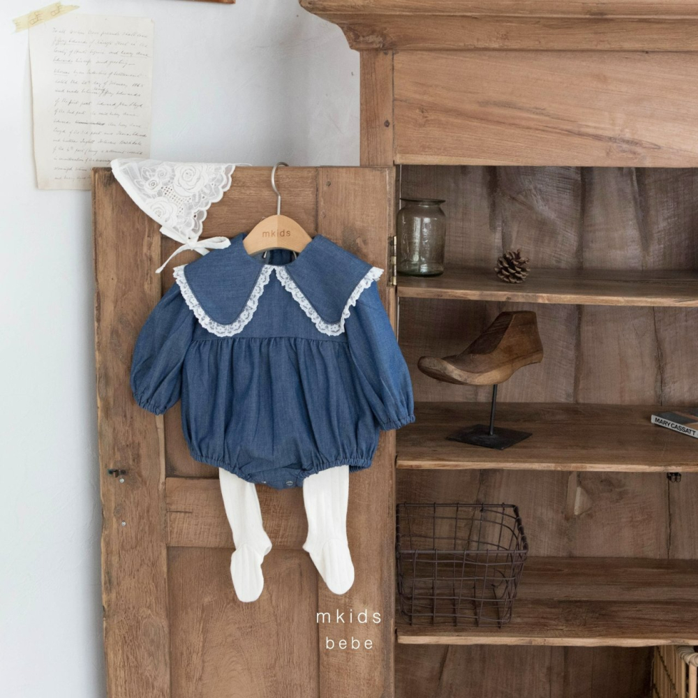 Mkids 帽子 엠키즈 쇼콜라레이스보넷-細節圖7