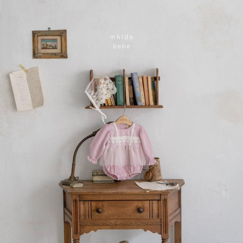 Mkids 帽子 엠키즈 쇼콜라레이스보넷-細節圖8