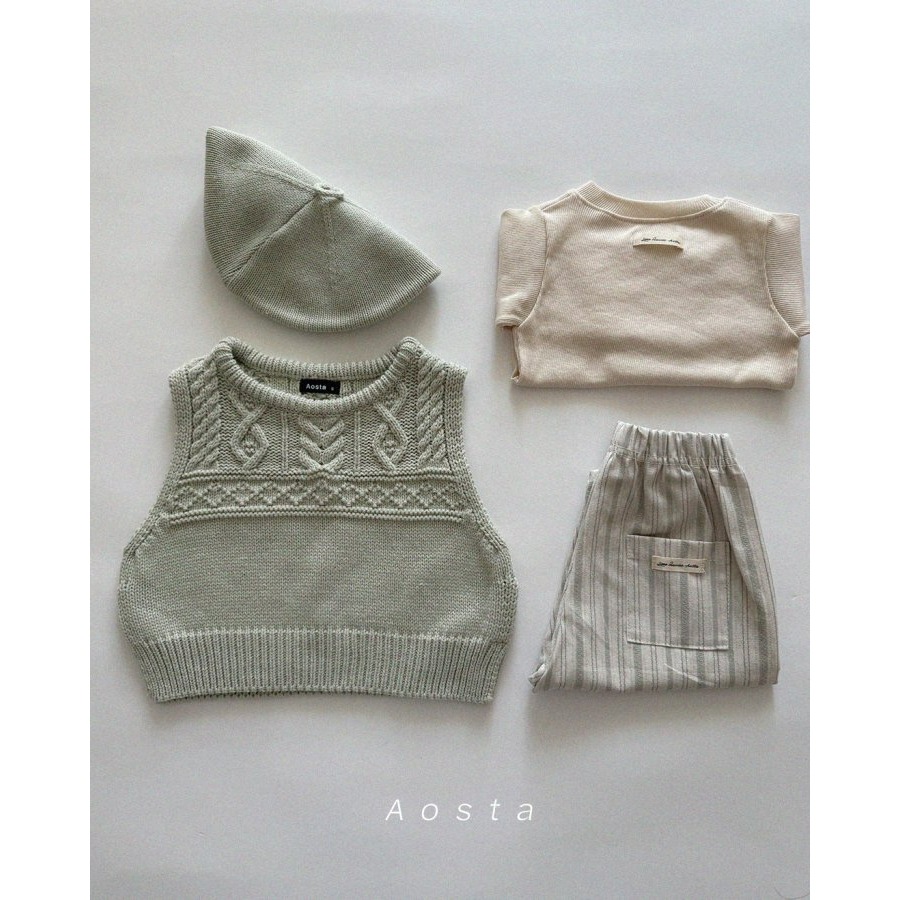 Aosta 背心 아오스타 니트베스트-細節圖4
