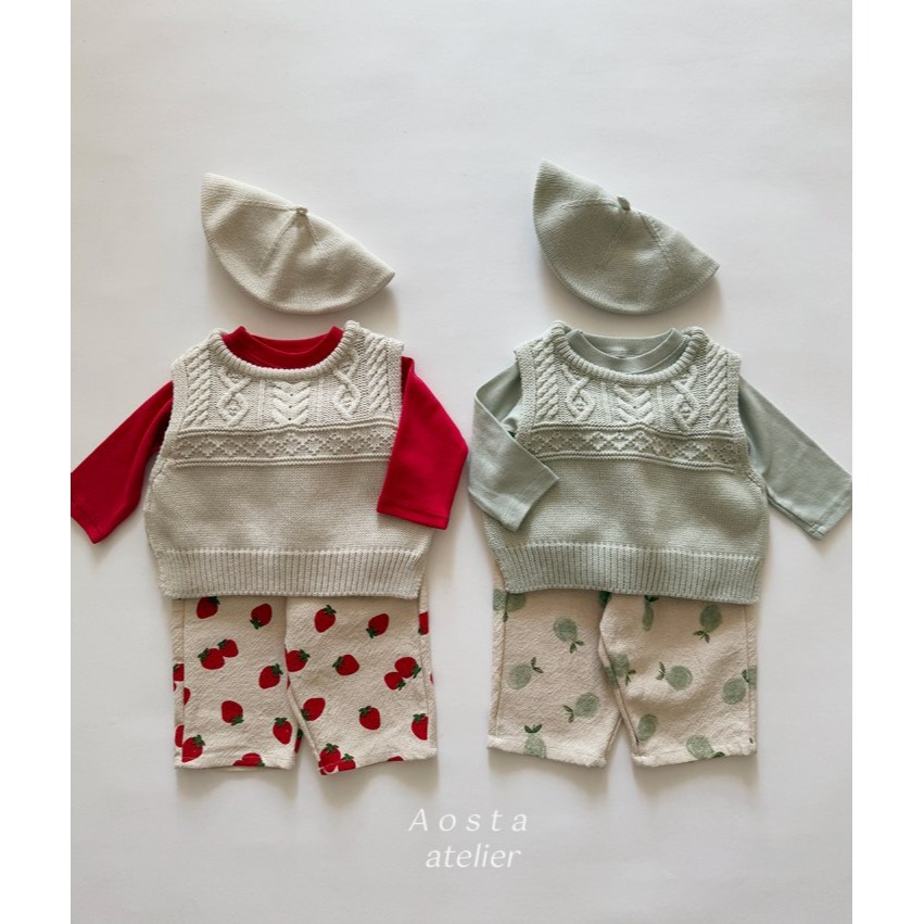 Aosta 背心 아오스타 니트베스트-細節圖5