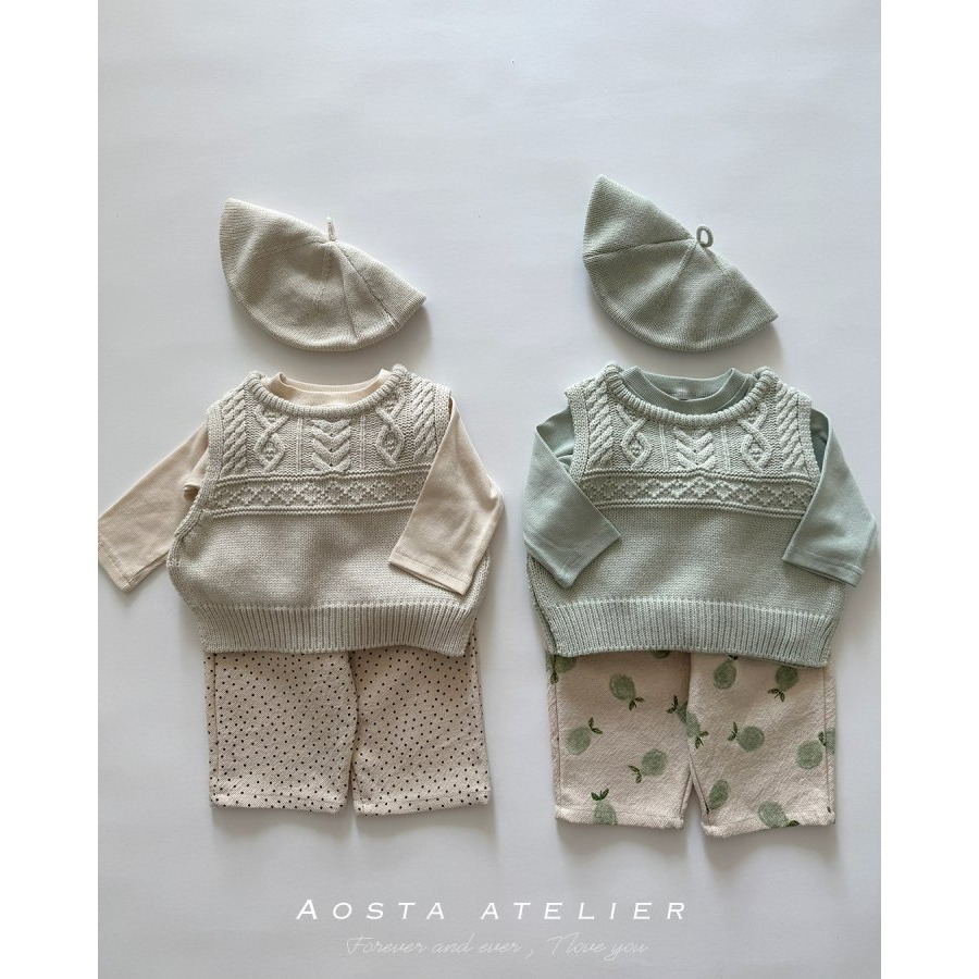 Aosta 背心 아오스타 니트베스트-細節圖10