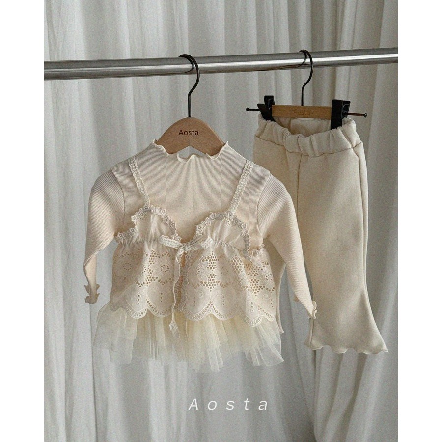 Aosta 背心 아오스타 레이스뷔스티에-細節圖2