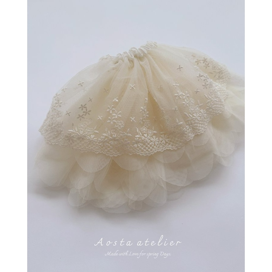 Aosta 裙子 아오스타 레이스샤스커트-細節圖3