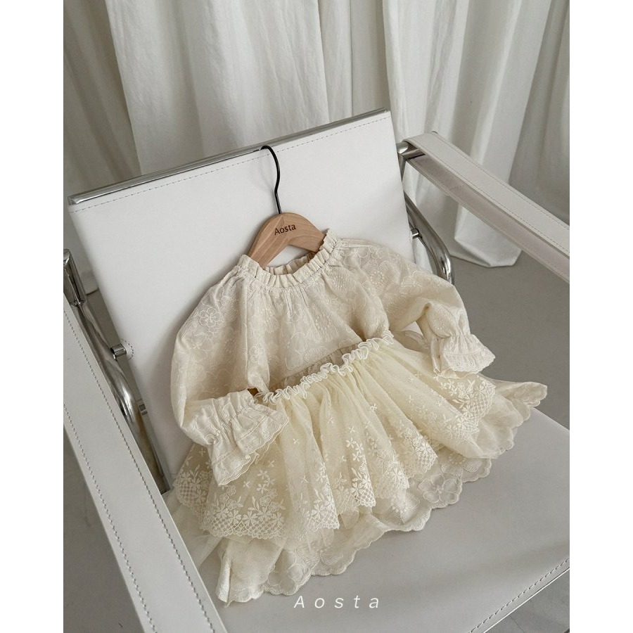 Aosta 裙子 아오스타 레이스샤스커트-細節圖4