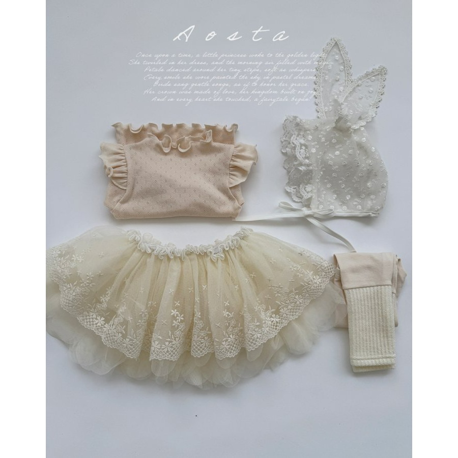 Aosta 裙子 아오스타 레이스샤스커트-細節圖5