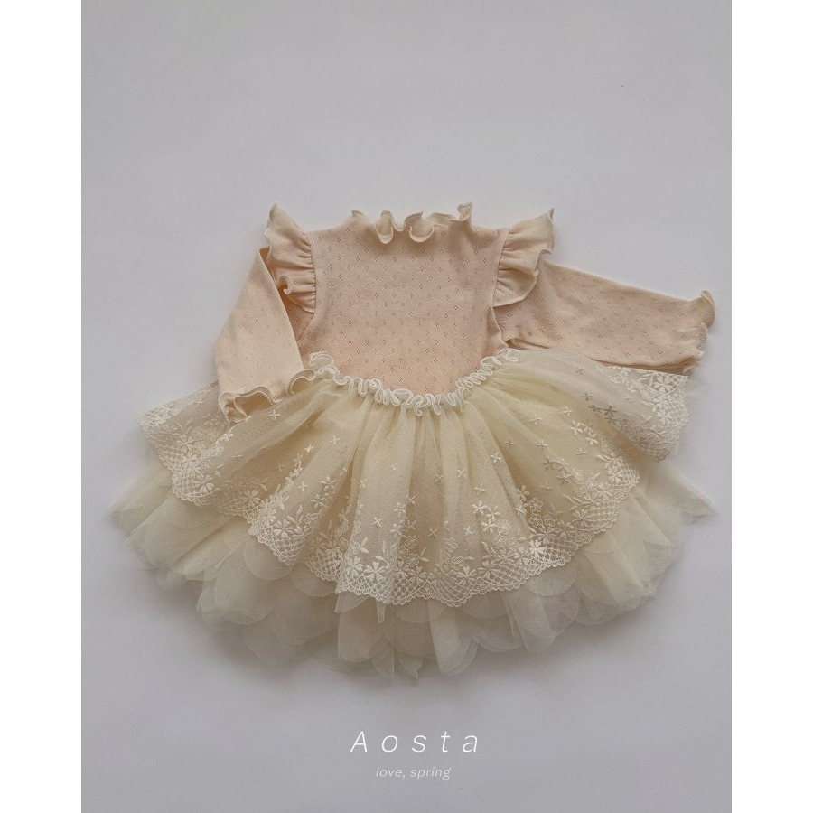 Aosta 裙子 아오스타 레이스샤스커트-細節圖6