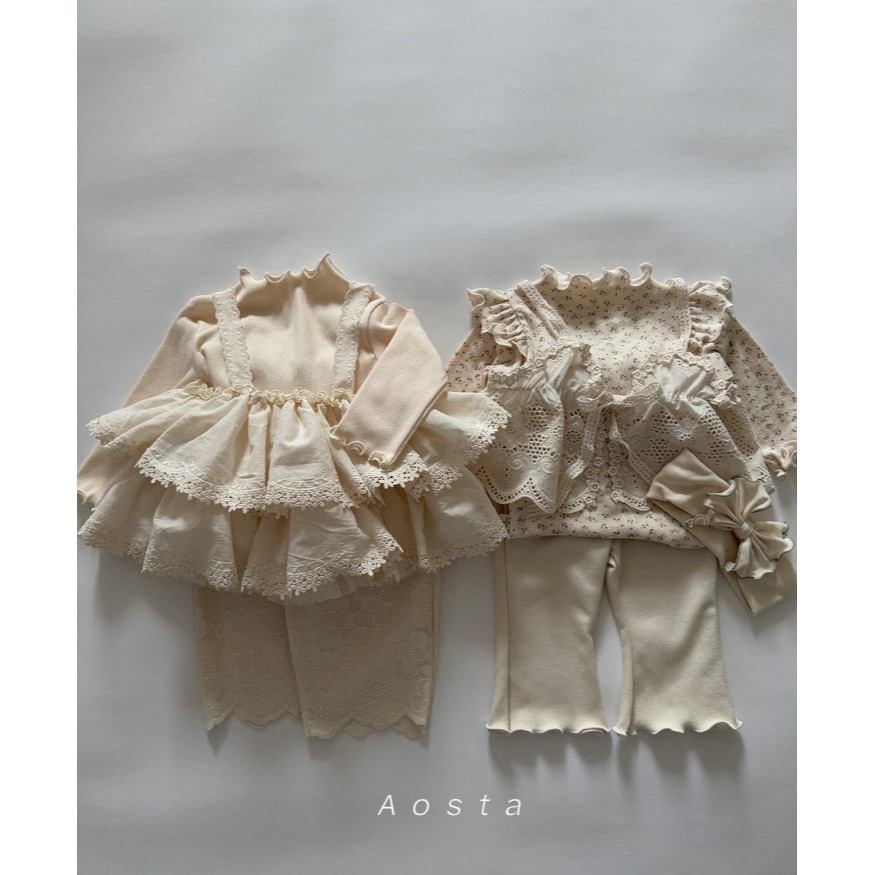 Aosta 上衣 아오스타 레이스캉캉블라우스-細節圖11