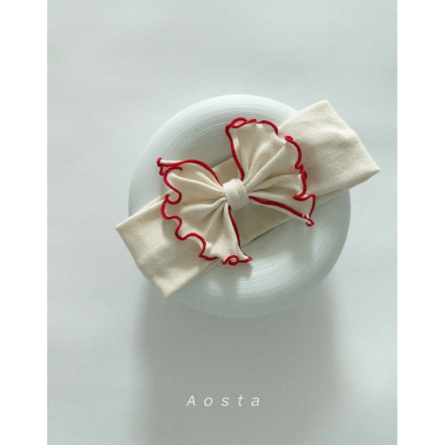 Aosta 髮箍 아오스타 리본헤어밴드-細節圖4
