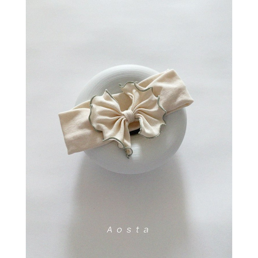 Aosta 髮箍 아오스타 리본헤어밴드-細節圖5