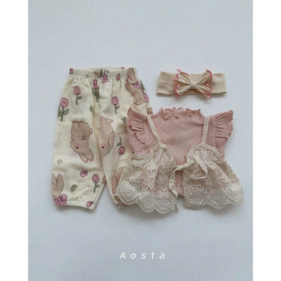 Aosta 髮箍 아오스타 리본헤어밴드-細節圖6