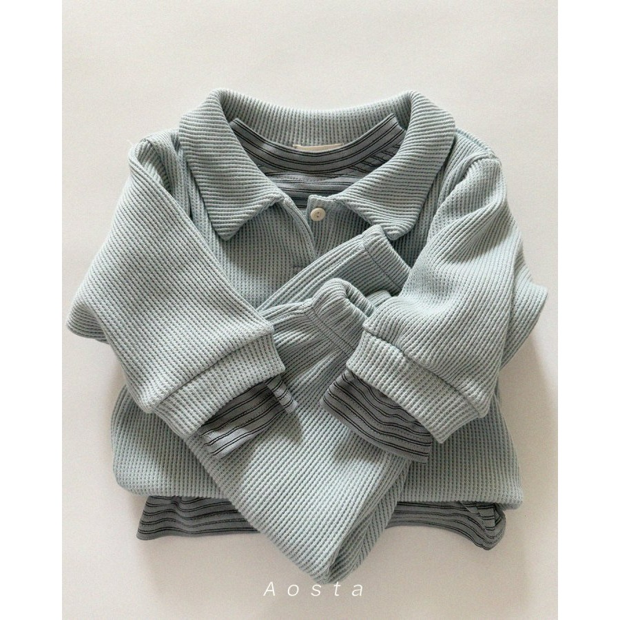 Aosta 上衣 아오스타 와플카라티-細節圖2