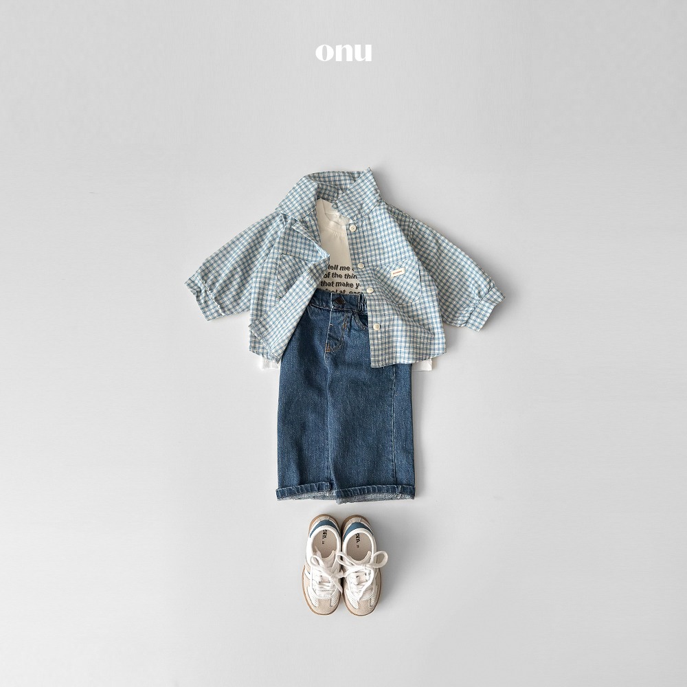 Onu 上衣 오누 체크셔츠-細節圖7