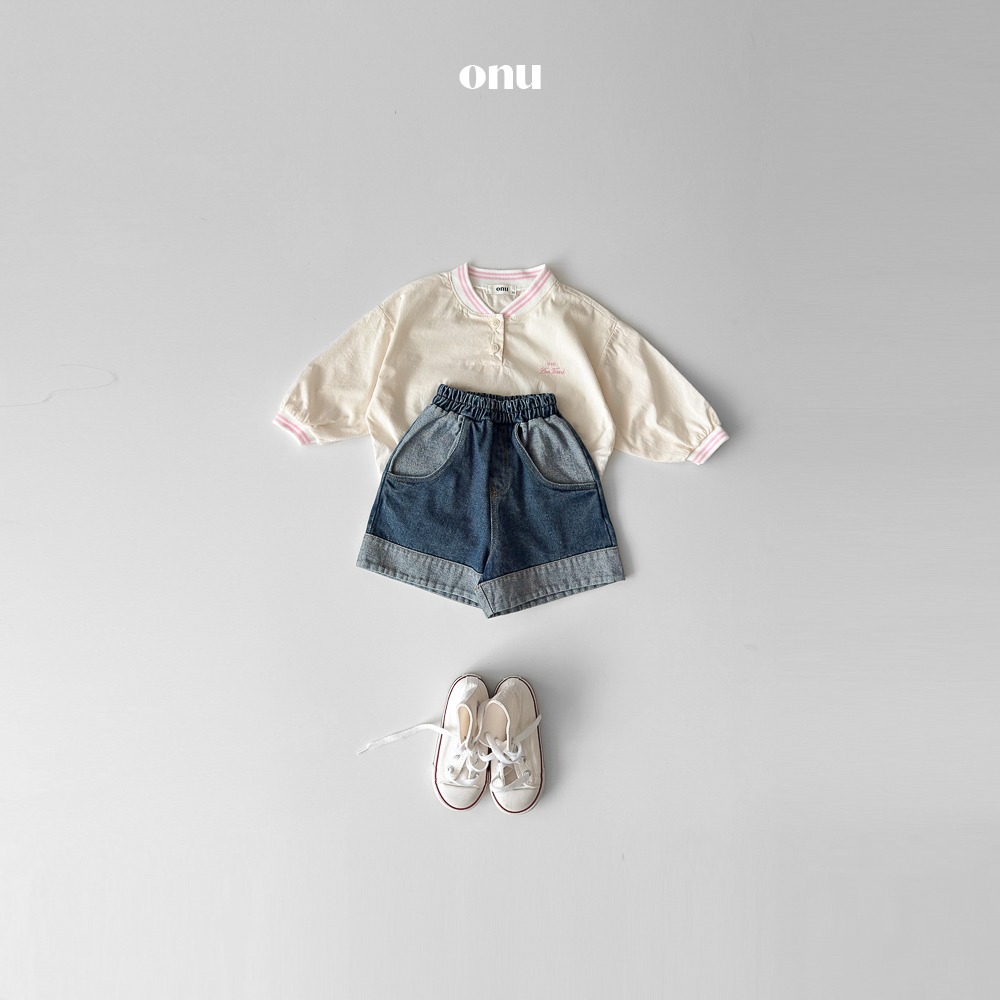 Onu 上衣 오누 윈드시보리맨투맨-細節圖5