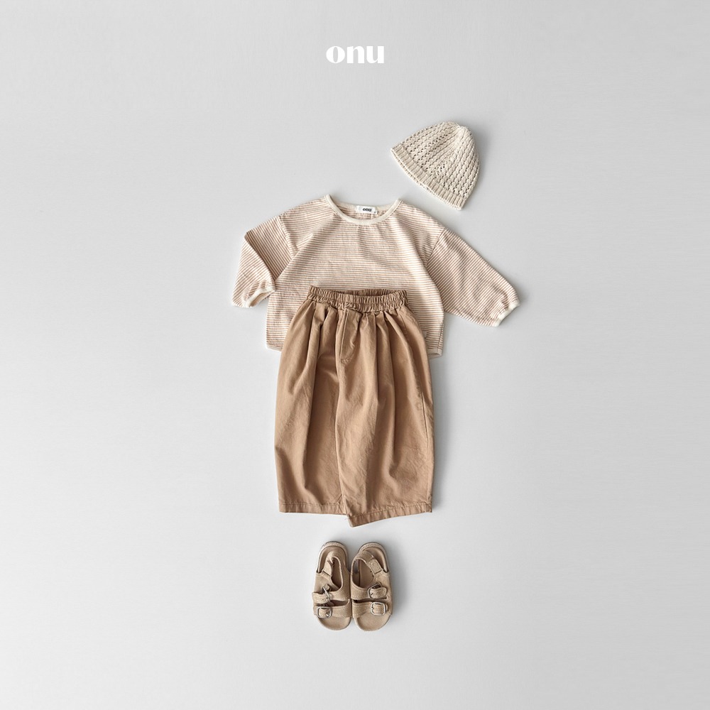 Onu 上衣 오누 ST배색랍빠티-細節圖4