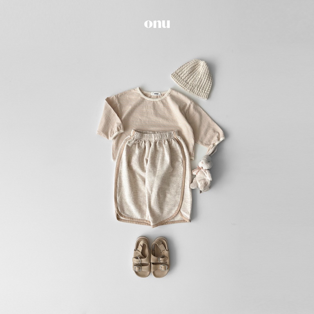 Onu 上衣 오누 ST배색랍빠티-細節圖5