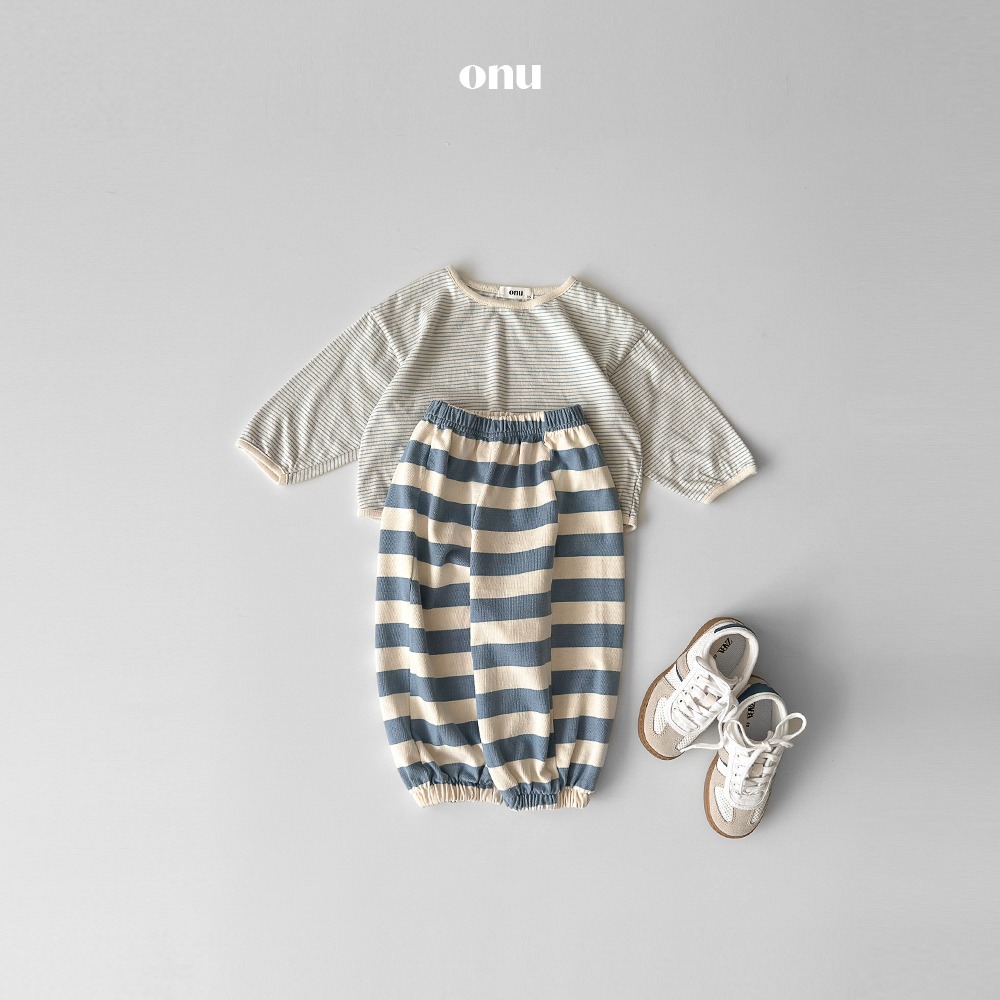 Onu 上衣 오누 ST배색랍빠티-細節圖7