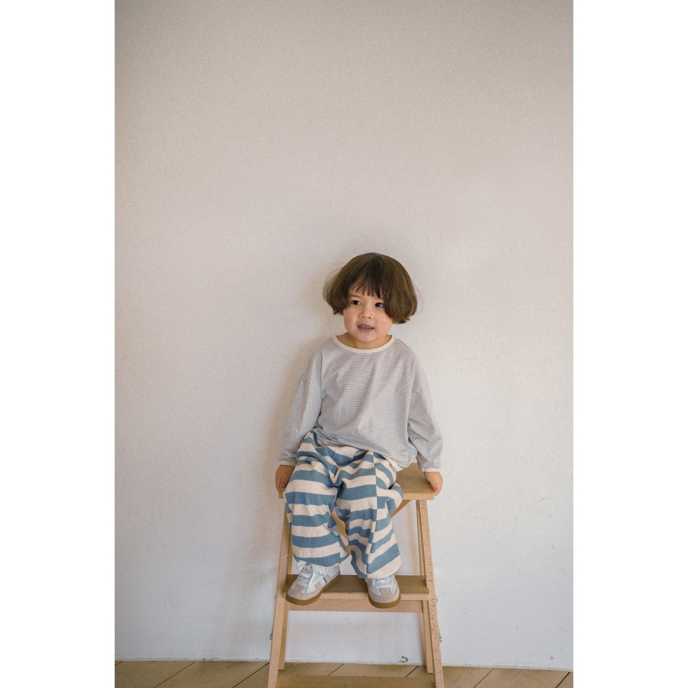 Onu 上衣 오누 ST배색랍빠티-細節圖9