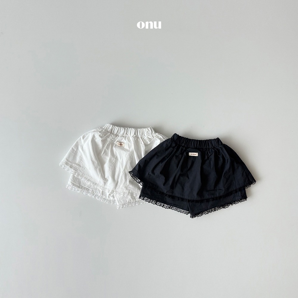 Onu 裙子 오누 쁘띠레이스치마-細節圖2