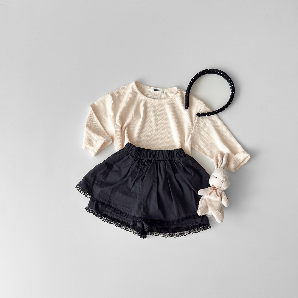 Onu 裙子 오누 쁘띠레이스치마-細節圖6