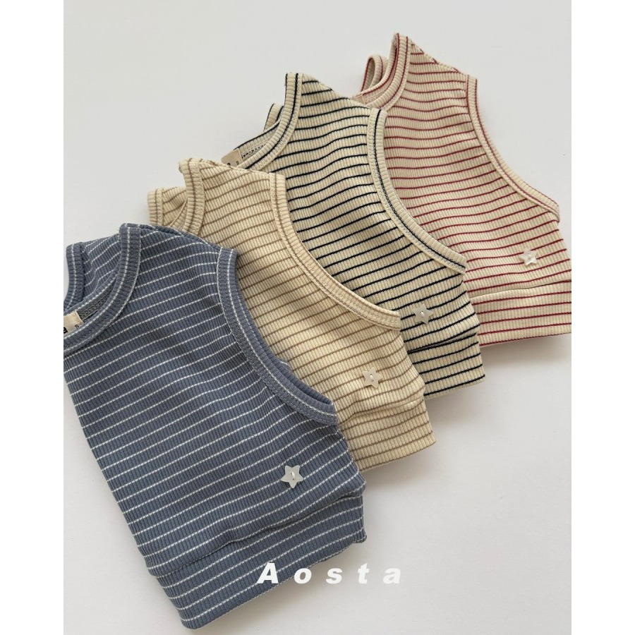 Aosta 背心 아오스타 초코별베스트-細節圖3