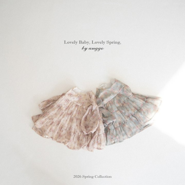 Anggo 洋裝 앙꼬 체리블라썸원피스-細節圖3