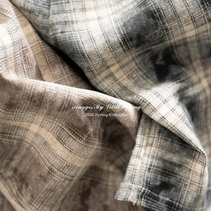 Anggo 褲子 앙꼬 첵스팬츠-細節圖3