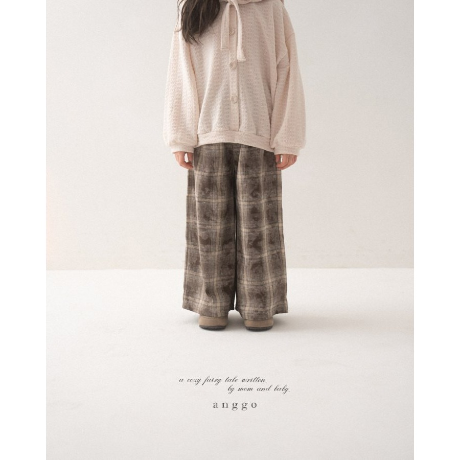 Anggo 褲子 앙꼬 첵스팬츠-細節圖6
