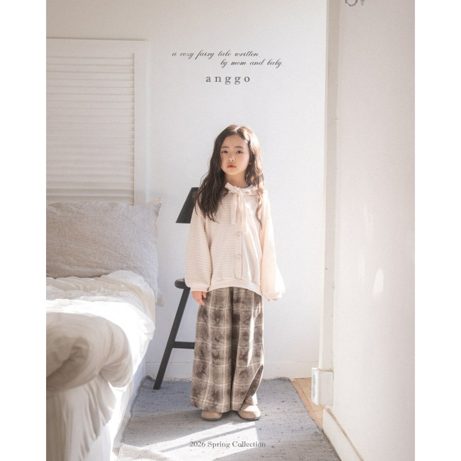 Anggo 褲子 앙꼬 첵스팬츠-細節圖7