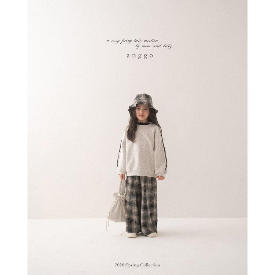 Anggo 褲子 앙꼬 첵스팬츠-細節圖10