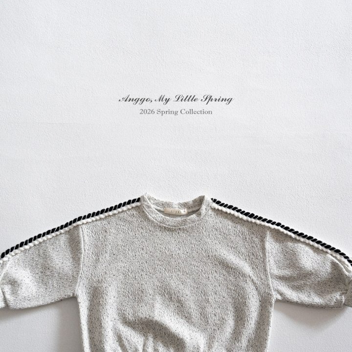 Anggo 上衣 앙꼬 쿠앤크맨투맨-細節圖2